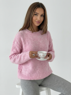 Oversized Strickpullover aus Wolle