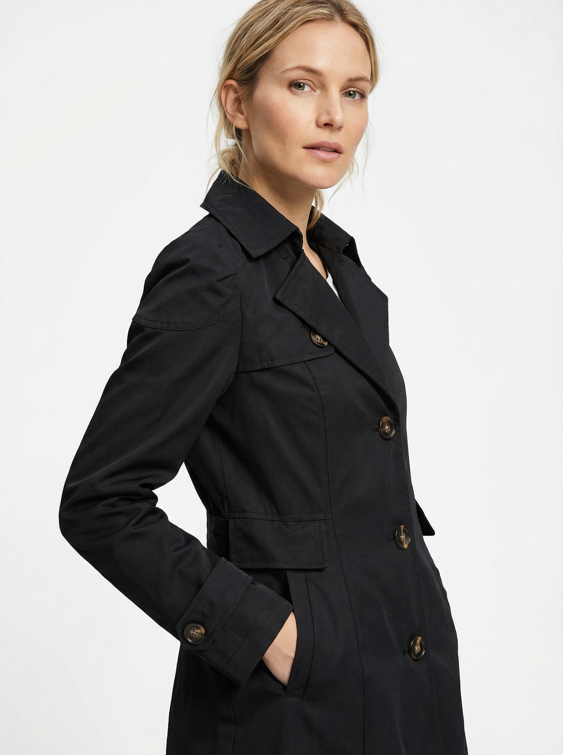 Eleganter Trenchcoat mit Reverskragen