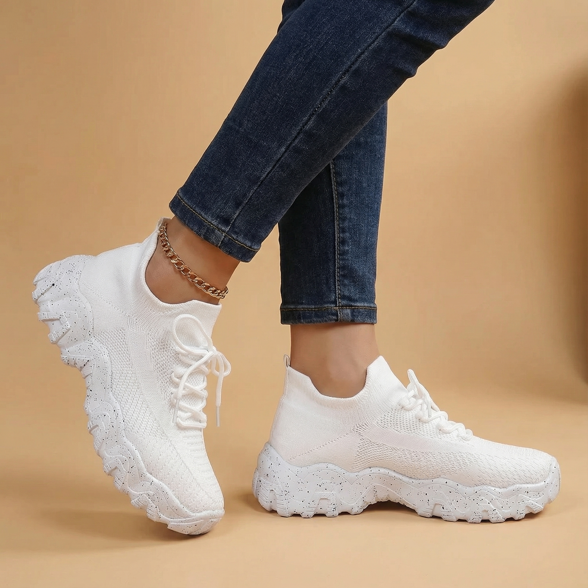 Orthopädischer Walkingschuh aus Mesh