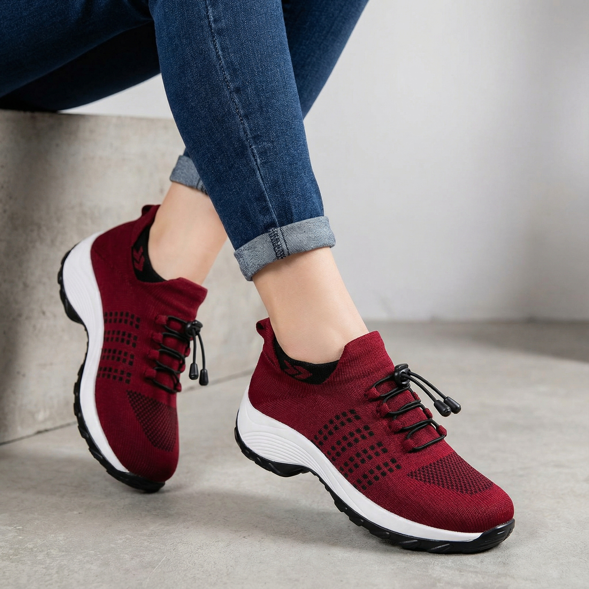 Orthopädischer Plateau-Loafer