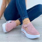 Moderner Plattform-Sneaker mit Klettverschluss