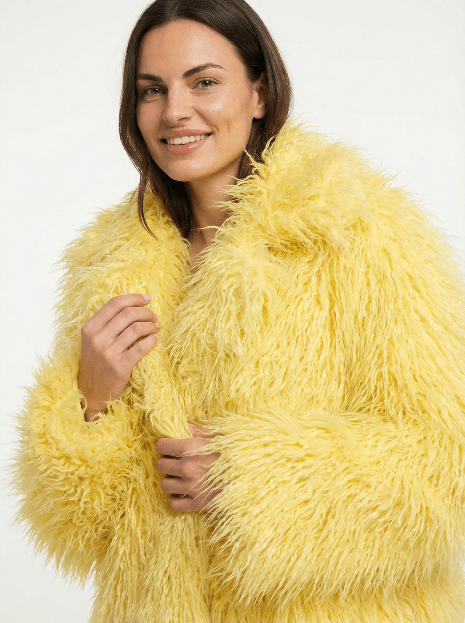 Kuschelige Kunstfell-Jacke