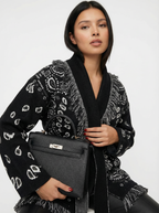 Kuscheliger Strick-Cardigan mit Kapuze