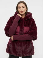 Warmer Oversized Parka mit Kunstpelz