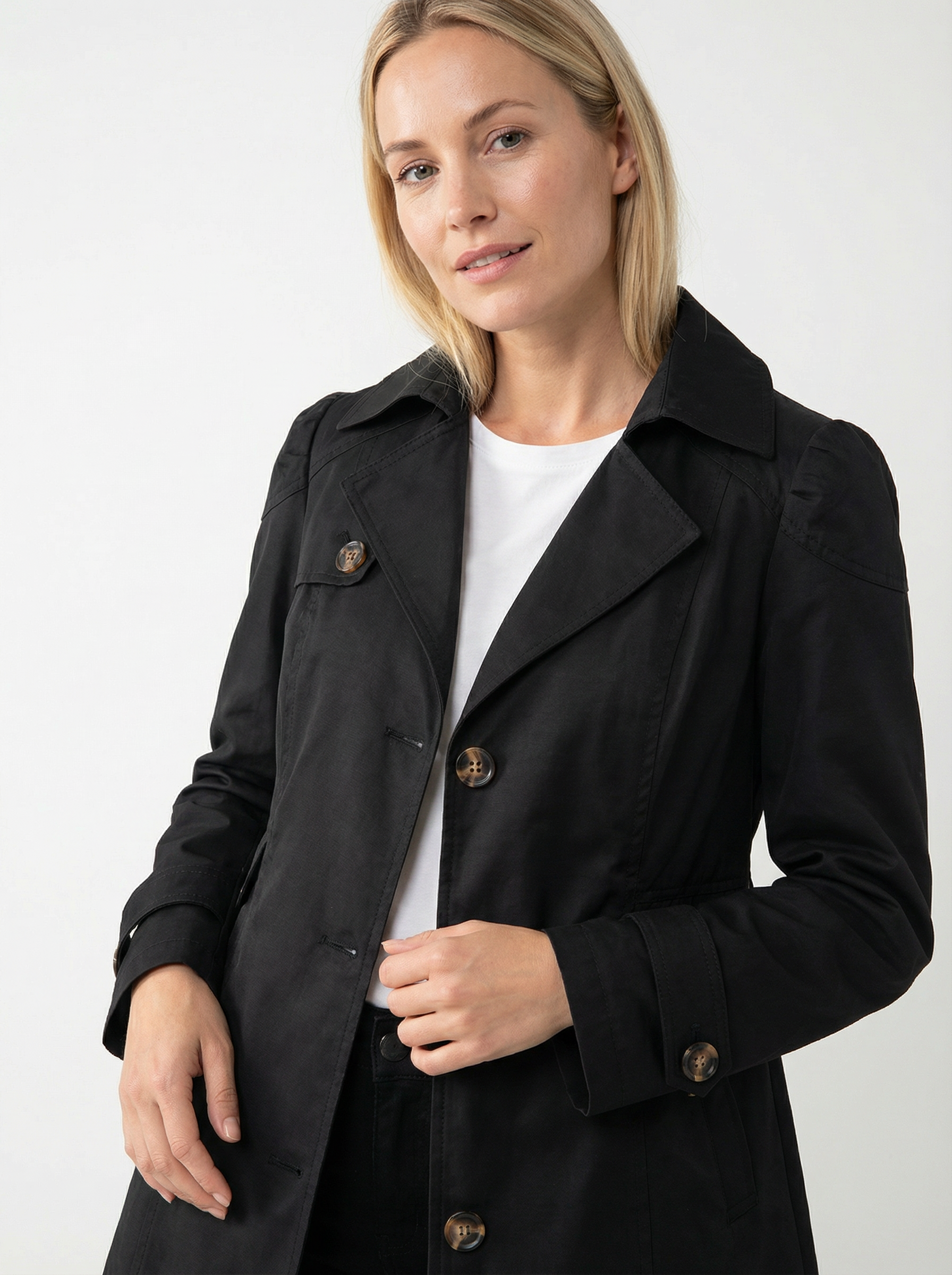 Eleganter Trenchcoat mit Reverskragen
