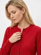 Kuschelige Strickjacke mit Knopfleiste