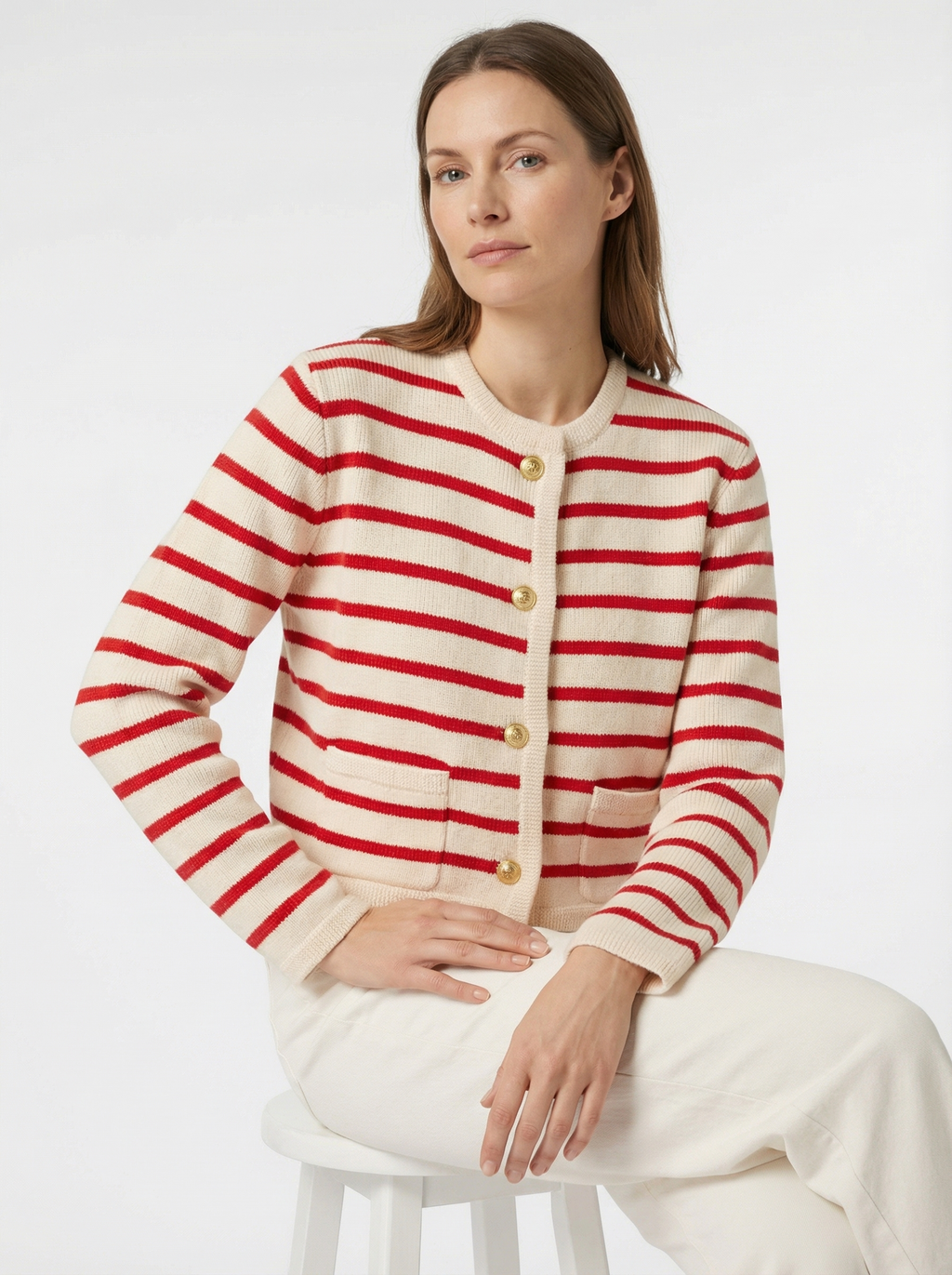 Eleganter Cardigan mit Knopfleiste