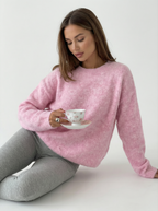 Oversized Strickpullover aus Wolle