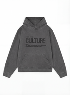 Lockerer Hoodie mit glitzerndem Letter-Print