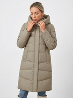 Warmer, eleganter Winterparka mit Kapuze