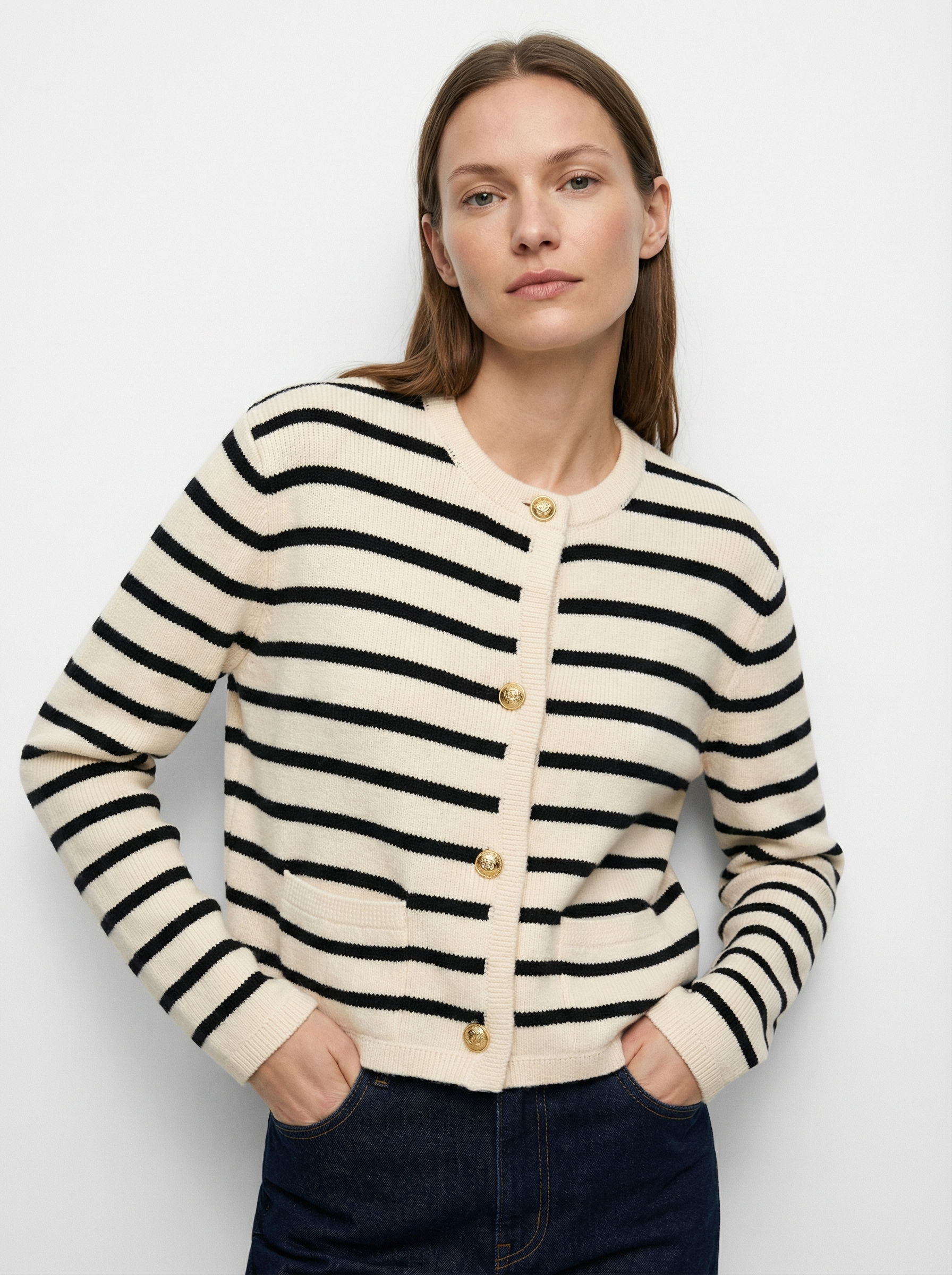 Eleganter Cardigan mit Knopfleiste