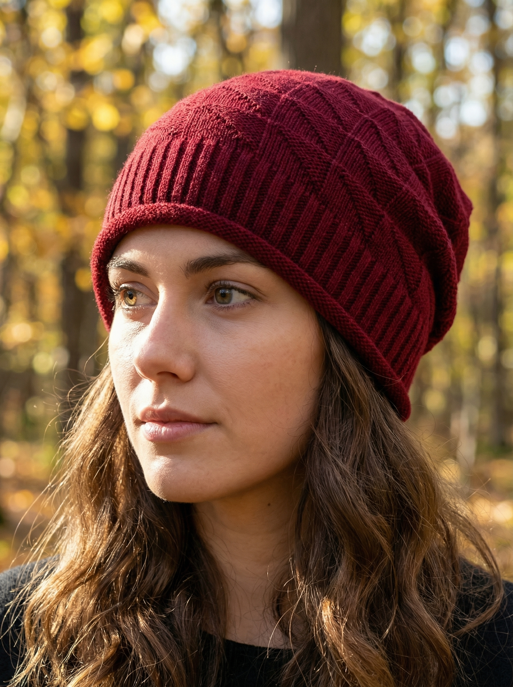 Kuschelige Strickmütze mit Ohrenwärmern