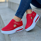 Moderner Plattform-Sneaker mit Klettverschluss