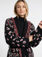 Kuscheliger Strick-Cardigan mit Kapuze