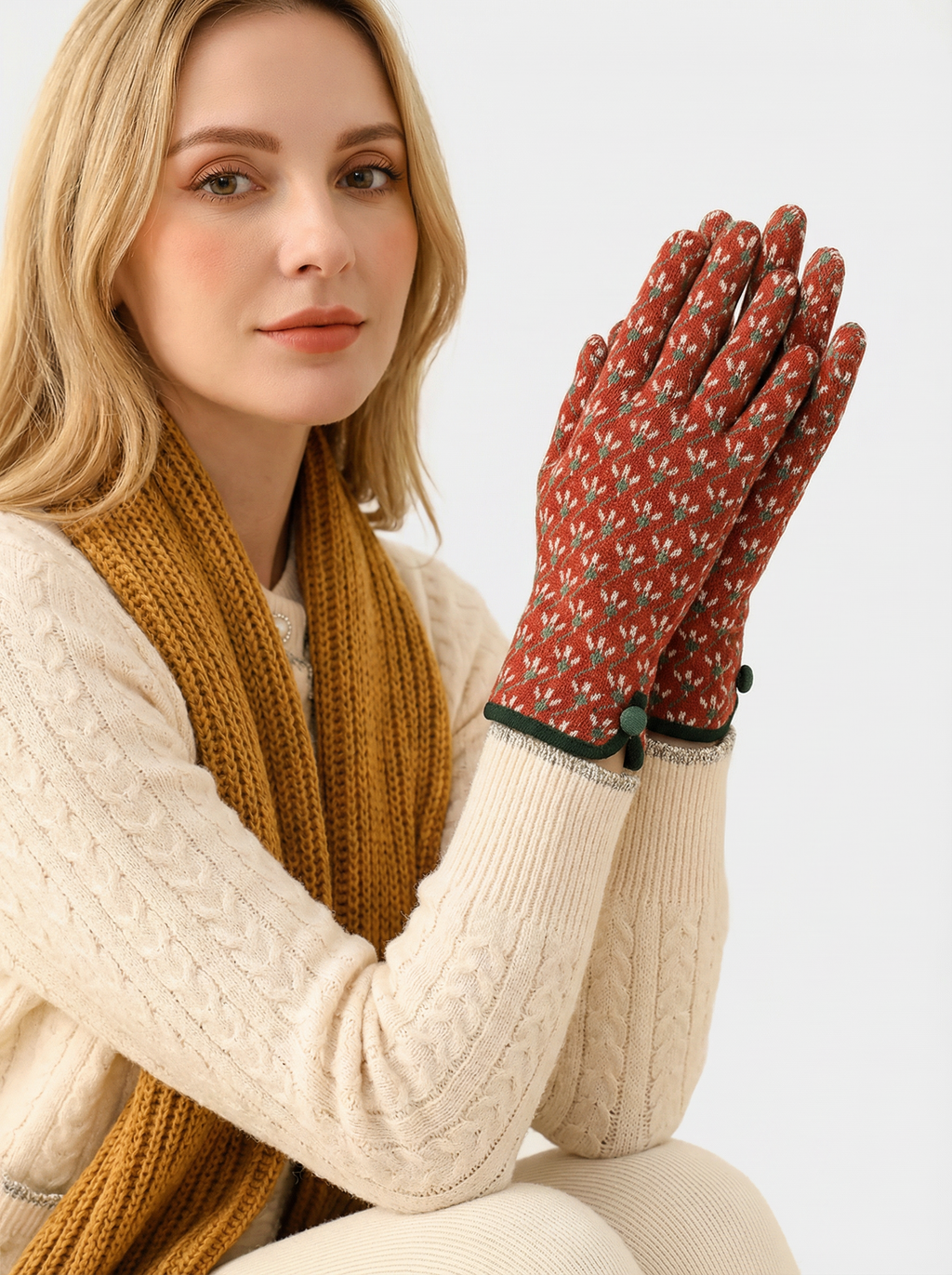 Elegante Handschuhe mit Touchscreen-Funktion