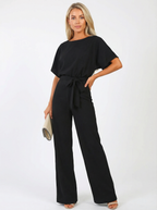 Fließender Overall mit Bindegürtel